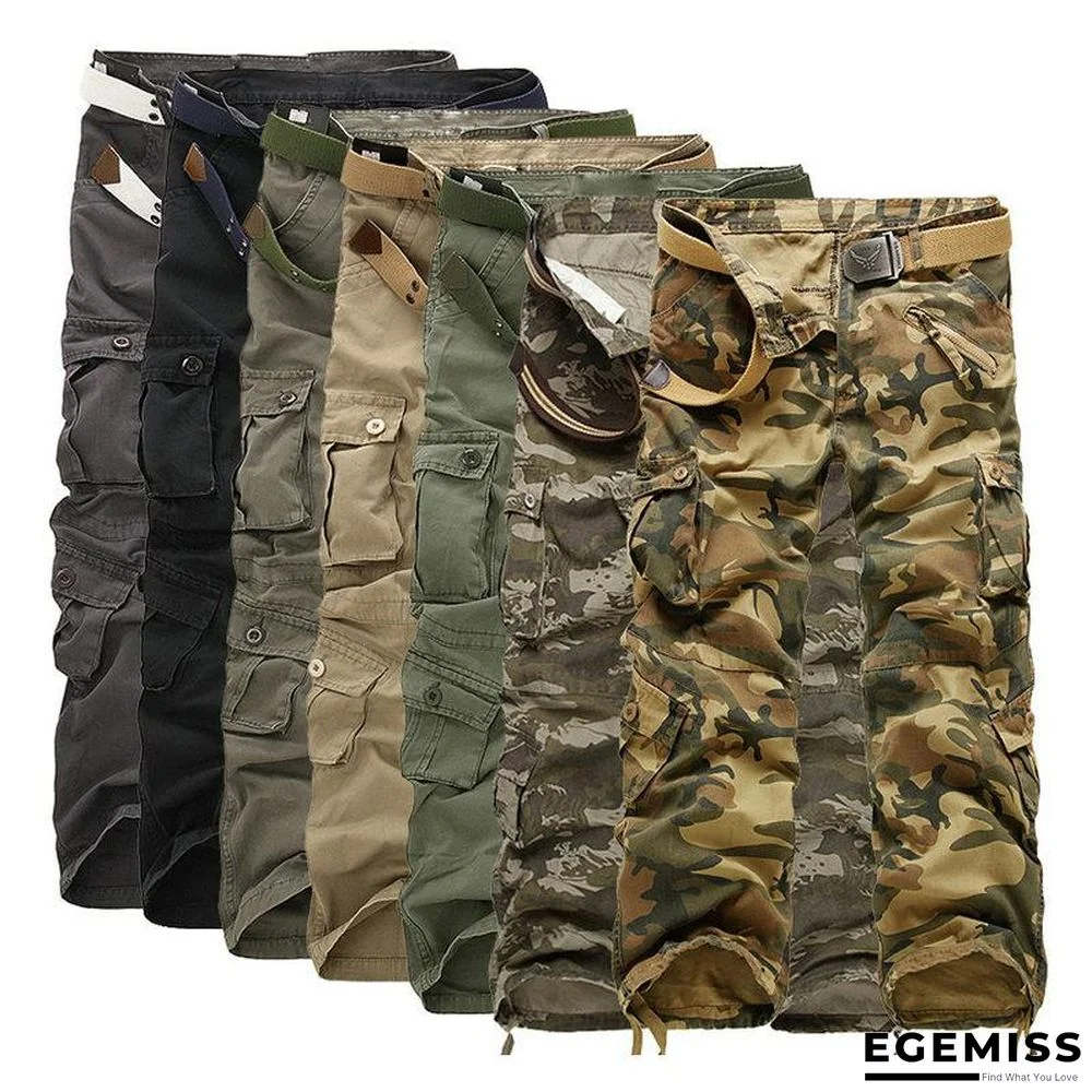Men Cotton Cargo Pants Men Military Style Tactical Workout Straight Men Trousers Casual Camouflage Man Pants | EGEMISS