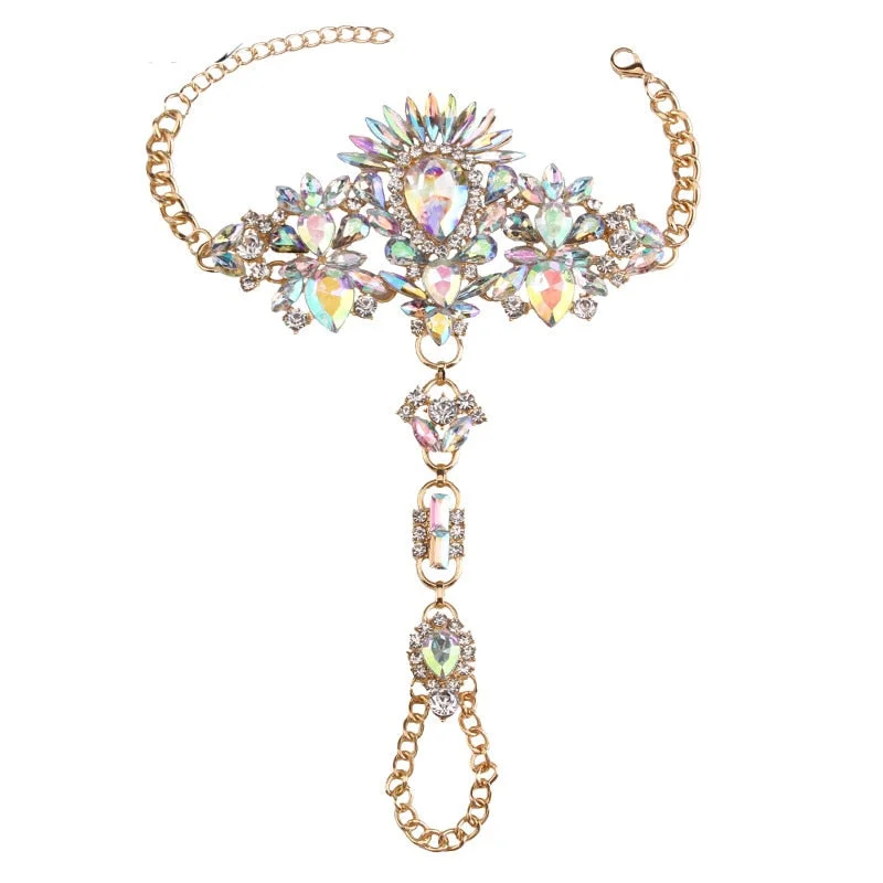 Hot New Fashion 2016 Ankle Bracelet Wedding Barefoot Sandals Beach Foot Jewelry Sexy Pie Leg Chain Female Boho Crystal Anklet 00