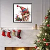 Christmas Animals-Paint by Numbers Acrylic Painting 20*20cm