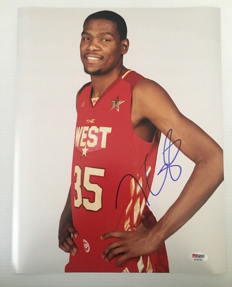 Kevin Durant Signed Autographed 11x14 Photo Poster painting USA TEAM WARRIORS PSA/DNA COA 3