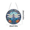 >SALE<Dragonfly Diamond Painting Art Pendant Colorful Diamond Drawing Hanging Ornament