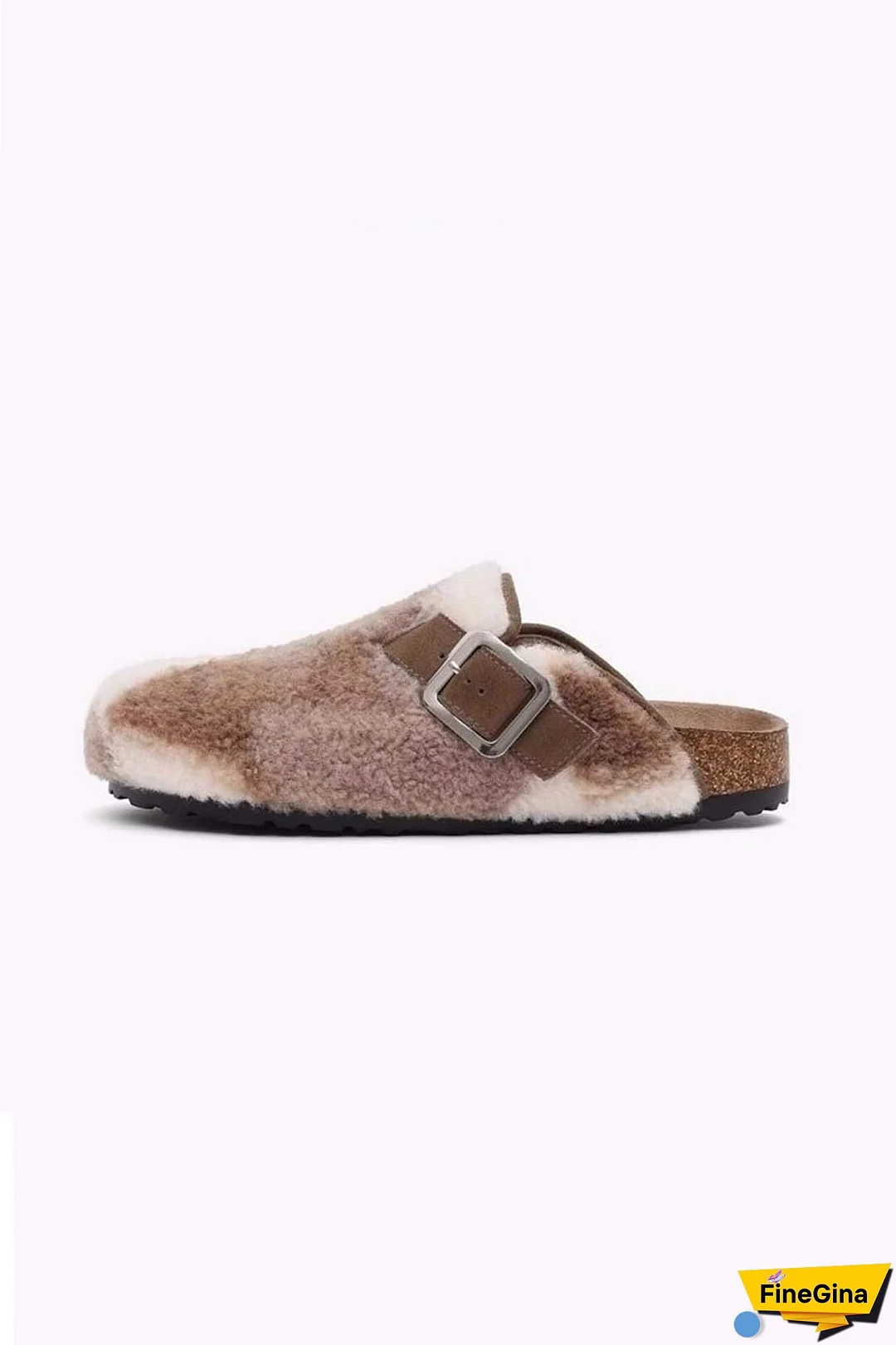 Plaid Plush Slip-on Slippers