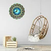 (US Local)DIY Full Drill Special Shape Diamond Painting Datura Clock it
