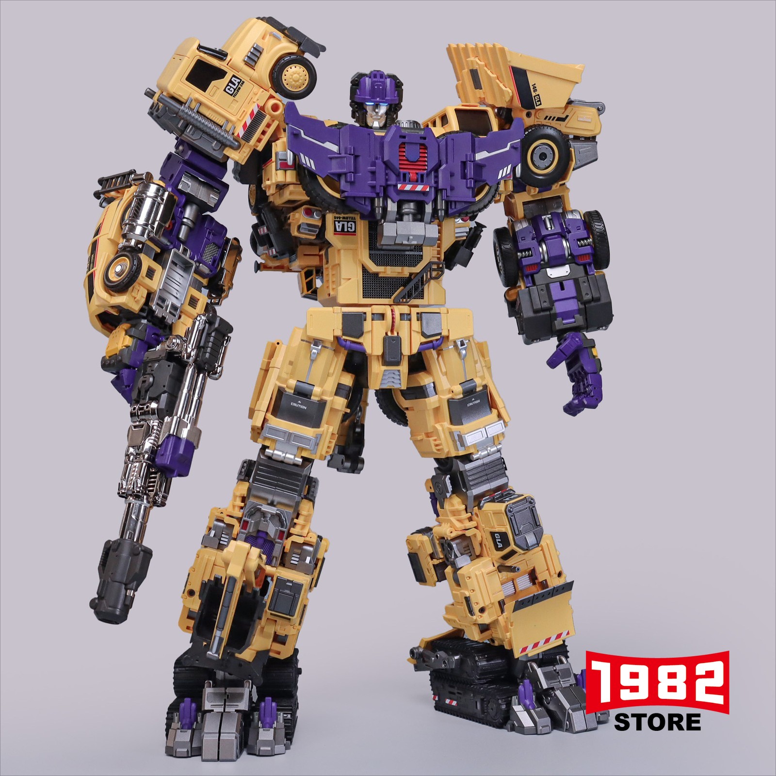 Mech Invation GIANTLEGION GLA-01-06Y Construct Titan G2 Devastator Toy - Transformers Collectible Action Figure