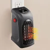220V Alloet 400W Electric Heater Mini Fan Heater Desktop Household Wall Heater Stove Radiator Warmer Machine for Winter
