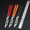 Butterfly Stainless Steel Folding Knife Hand Knife Multifunctional Unedged Butterfly Practice Knife