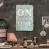 On Beach Time - Vintage Metal Signs - 20*30cm/30*40cm