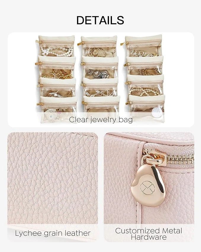 🔥LAST DAY 49% OFF🔥Leather Jewelry Boxes for Travel - Buy 2 Free Shipping