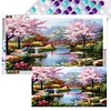 2pcs(70*40cm)Landscape - Full Round Drill Diamond Painting