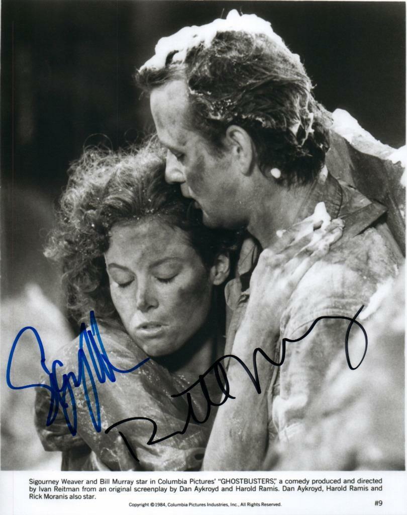 Sigourney Weaver Bill Murray signed 8x10 Picture Photo Poster painting autographed includes COA