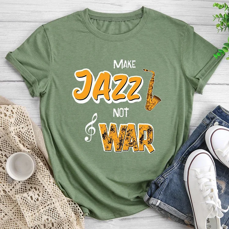 Jazz  Round Neck T-shirt