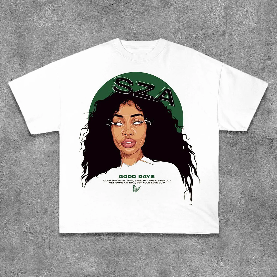 Unisex Vintage Fashion Print Oversized T-Shirt