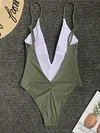 Deep V-Neck Sexy Bohemia One-Piece Swimwear