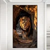 Diamond Painting-DIY Full Round Drill Lion(70*40 CM)