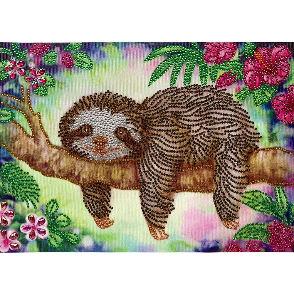 swarovski crystal sloth