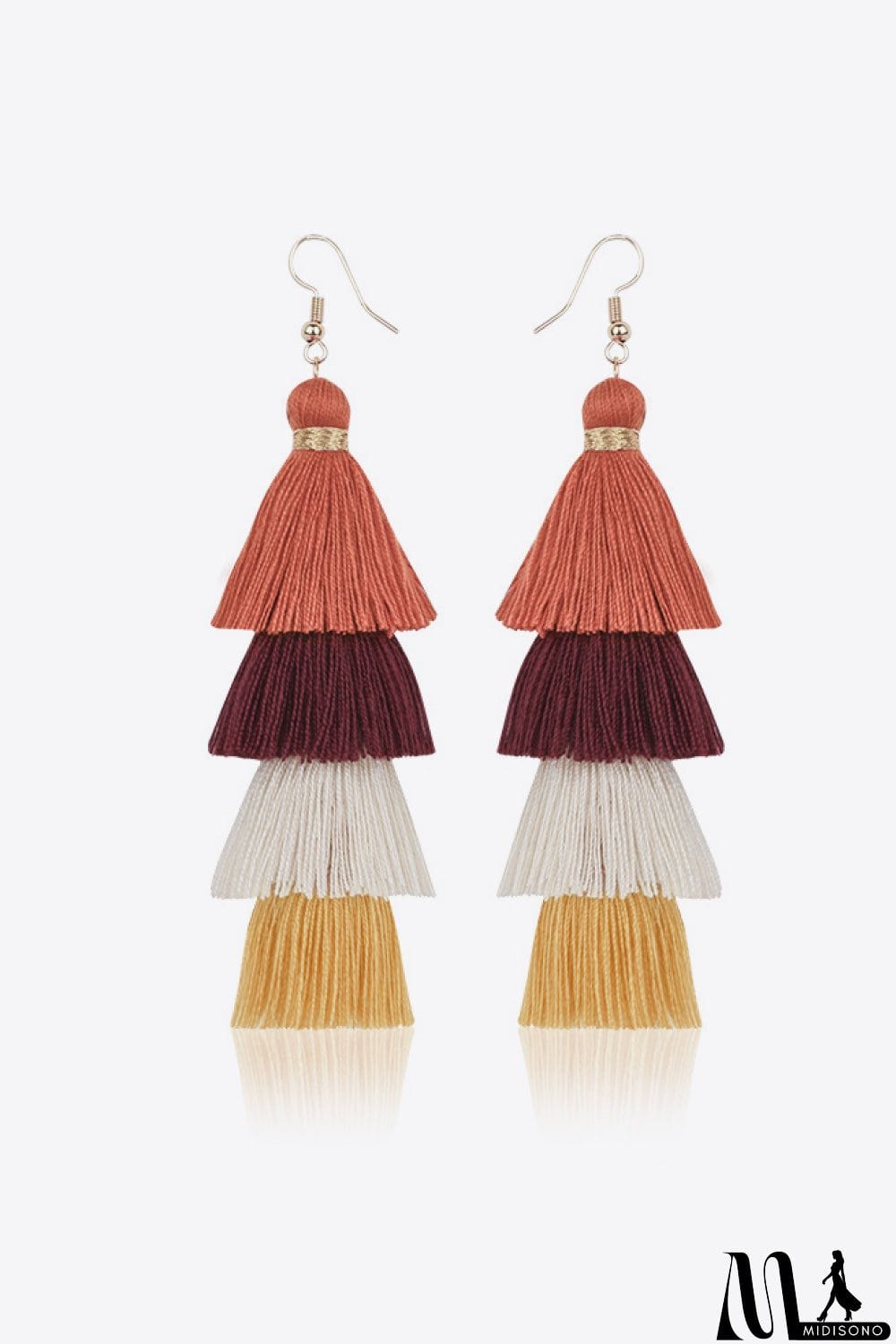 MidiSono - Layered Tassel Earrings