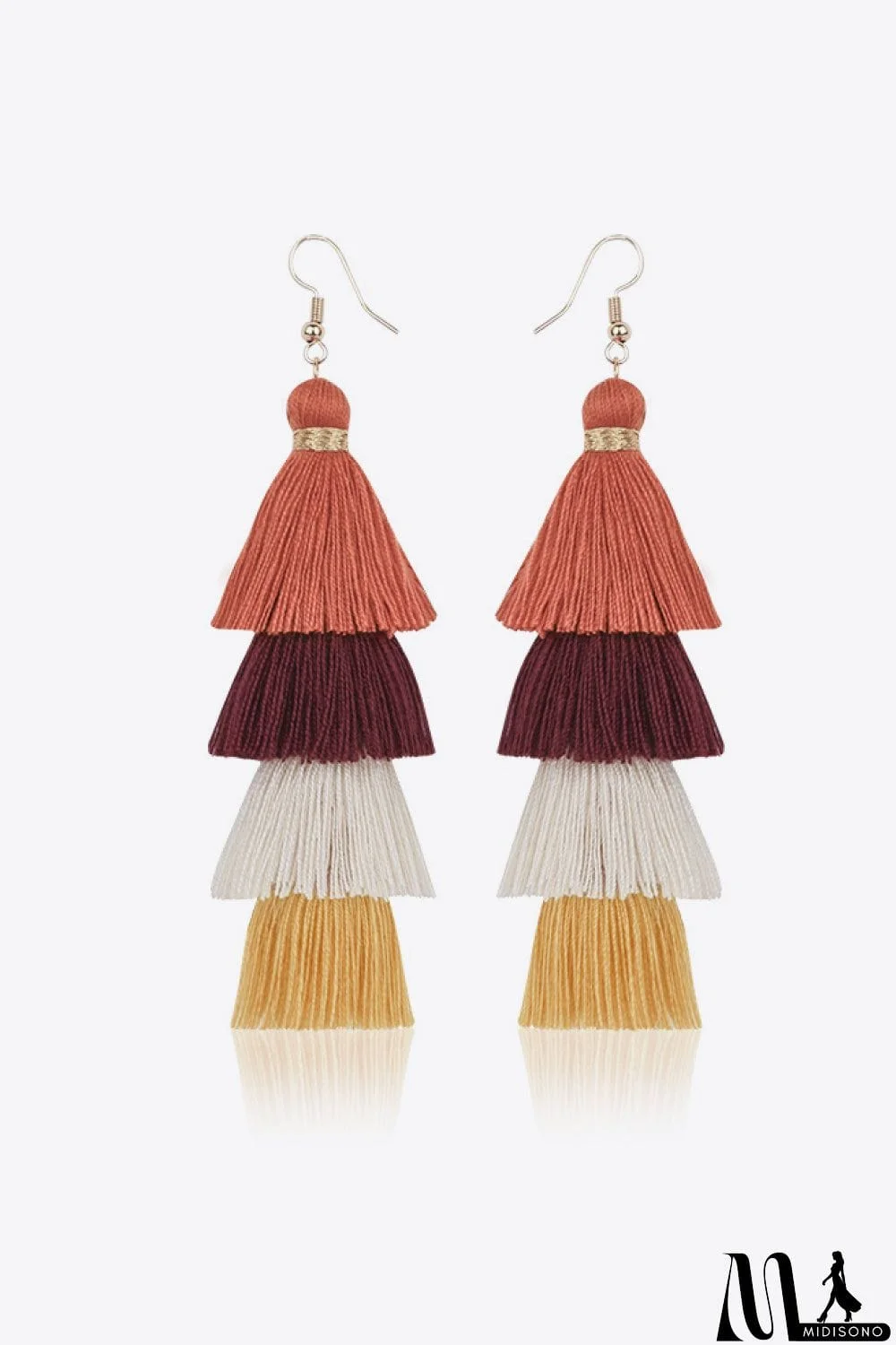 MidiSono - Layered Tassel Earrings