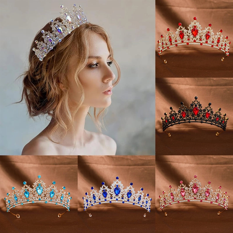 Women's Elegant Streetwear Crown Alloy Plating Rhinestones Crown