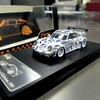 1/64 Scale Porsche 993 RWB porcelain pattern Diecast Car Model Toy Gift