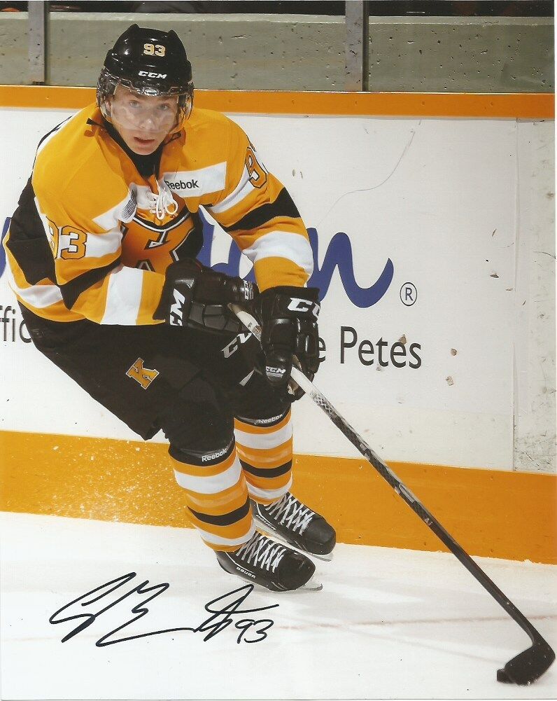 Kingston Frontenacs Sam Bennett Signed Autographed 8x10 Photo Poster painting COA D