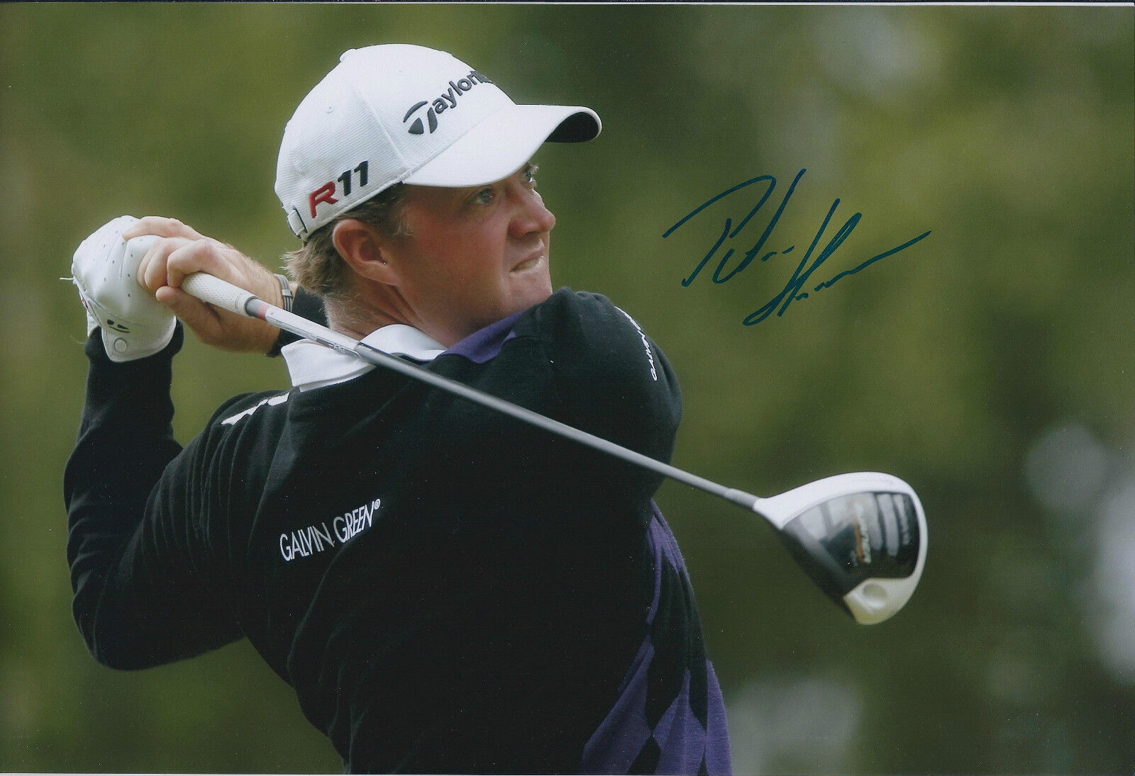 Peter HANSON SIGNED Autograph 12x8 Photo Poster painting AFTAL COA Andalucia Open Winner Golf