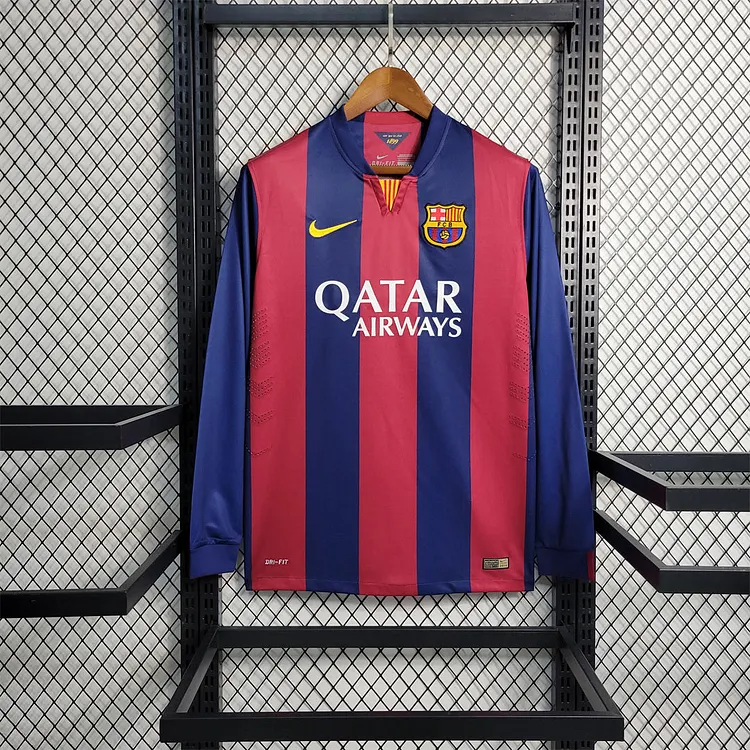 14/15 FC Barcelona Home Jersey (Long Sleeve)