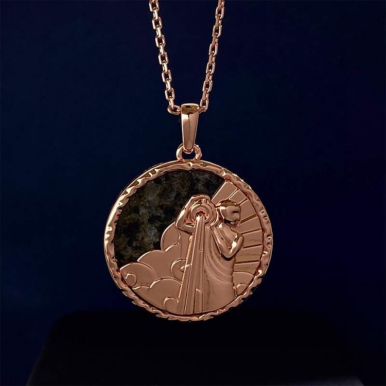 Natural Colored Agate Lucky Necklace