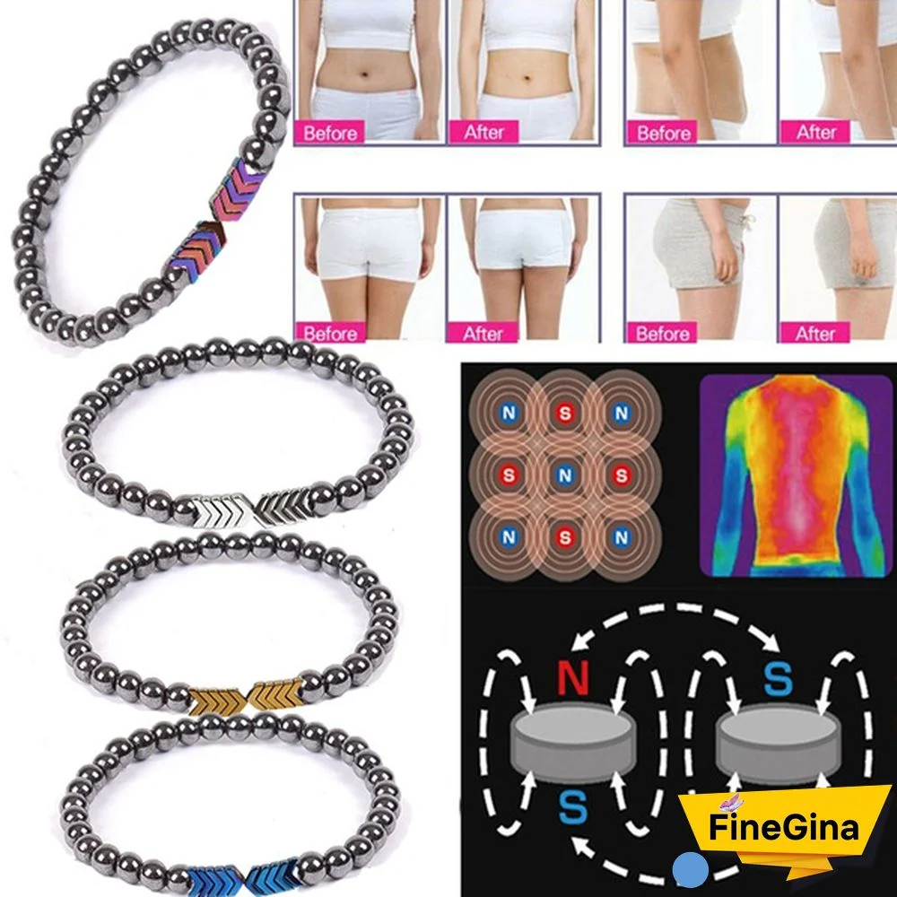 Twisted Magnet Health slimming Bracelets & Bangles Jewelry bio magnetic Bracelet charm bracelets For Women Man weight loss