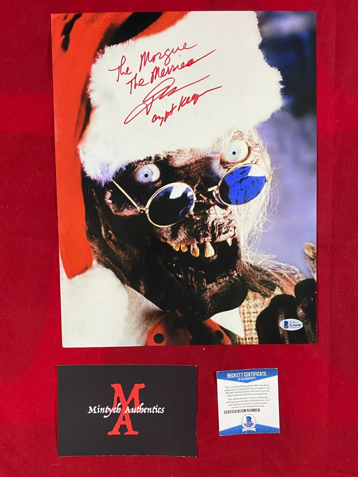 JOHN KASSIR AUTOGRAPHED SIGNED 11x14 Photo Poster painting! TALES FROM THE CRYPT! BECKETT COA!