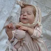 [Heartbeat💖 & Sound🔊] 20" Real Looking Lifelike Sleeping Reborn Cloth Body Baby Girl Doll Named Uncera - RBBI-Myrebornbabydoll&reg; Myrebornbabydoll&reg;
