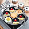 7-Cup Cast Iron Egg Frying Pan Non Stick Pancake Pan Omelet Pan Egg Cooker