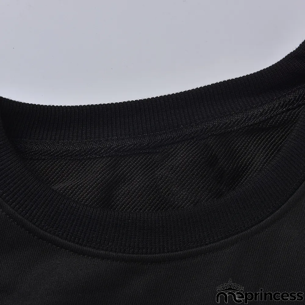 Fall Winter Women's Printed Long Sleeve Round Neck Casual Loose Hoodies