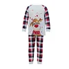 Family Home Spring Autumn Mother-daughter Deer Printed Christmas Pajamas