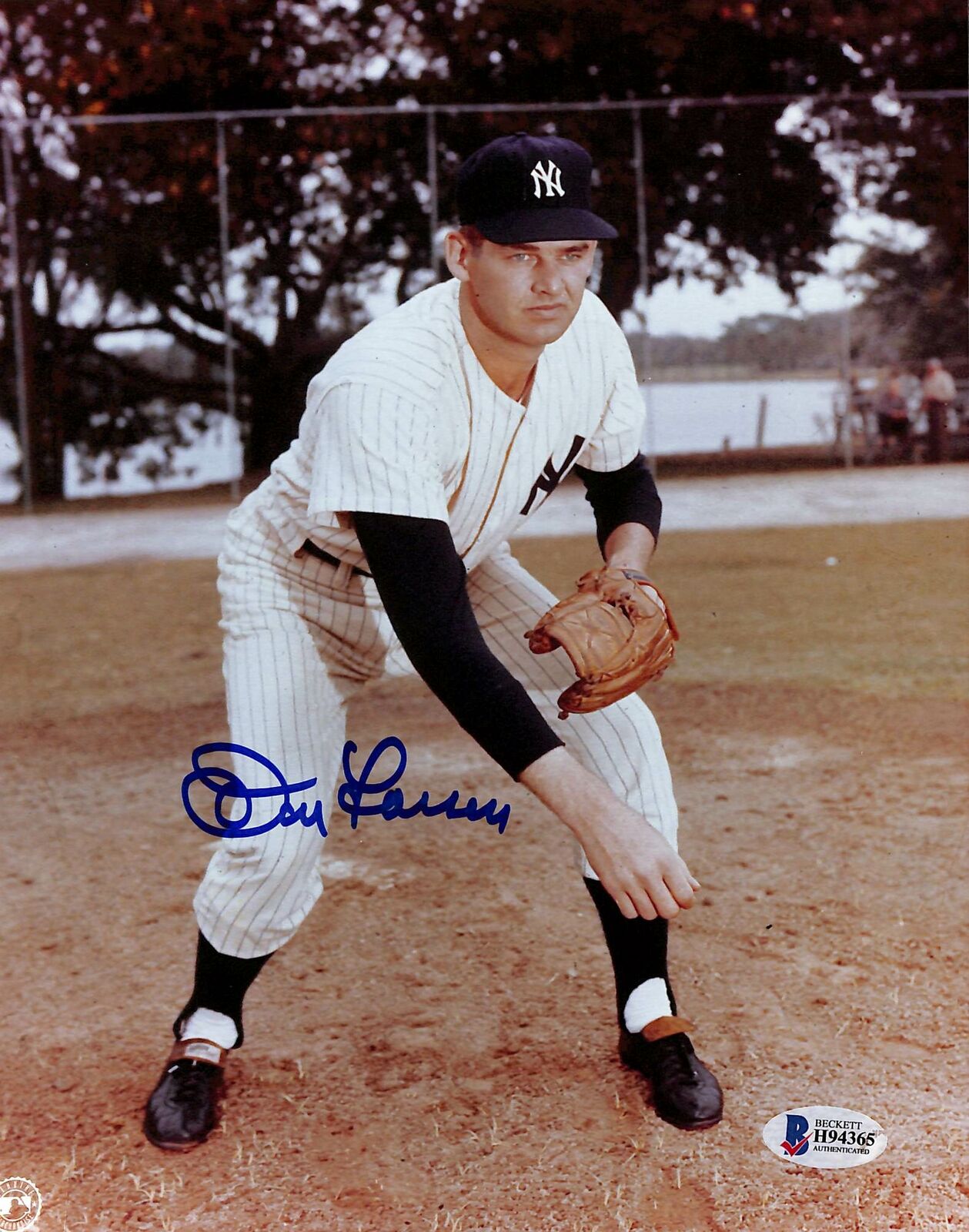 Yankees Don Larsen Authentic Signed 8x10 Photo Poster painting Autographed BAS 1