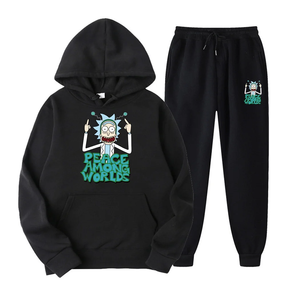 Rick And Morty Anime Suit Hip Hop Tide Brand Hoodie