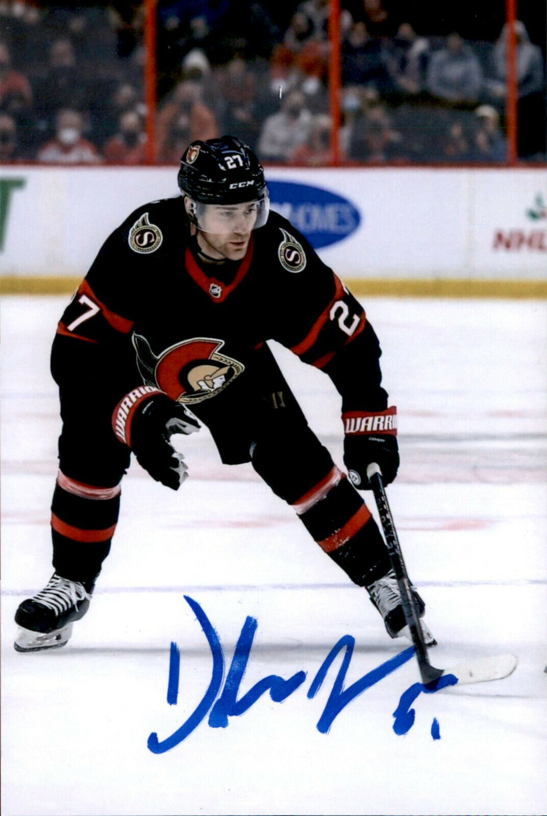 Dylan Gambrell SIGNED autographed 4x6 Photo Poster painting OTTAWA SENATORS #3