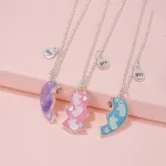 Women's Breast Cancer Awareness Ribbon Unicorn Alloy Pendant - Image 2