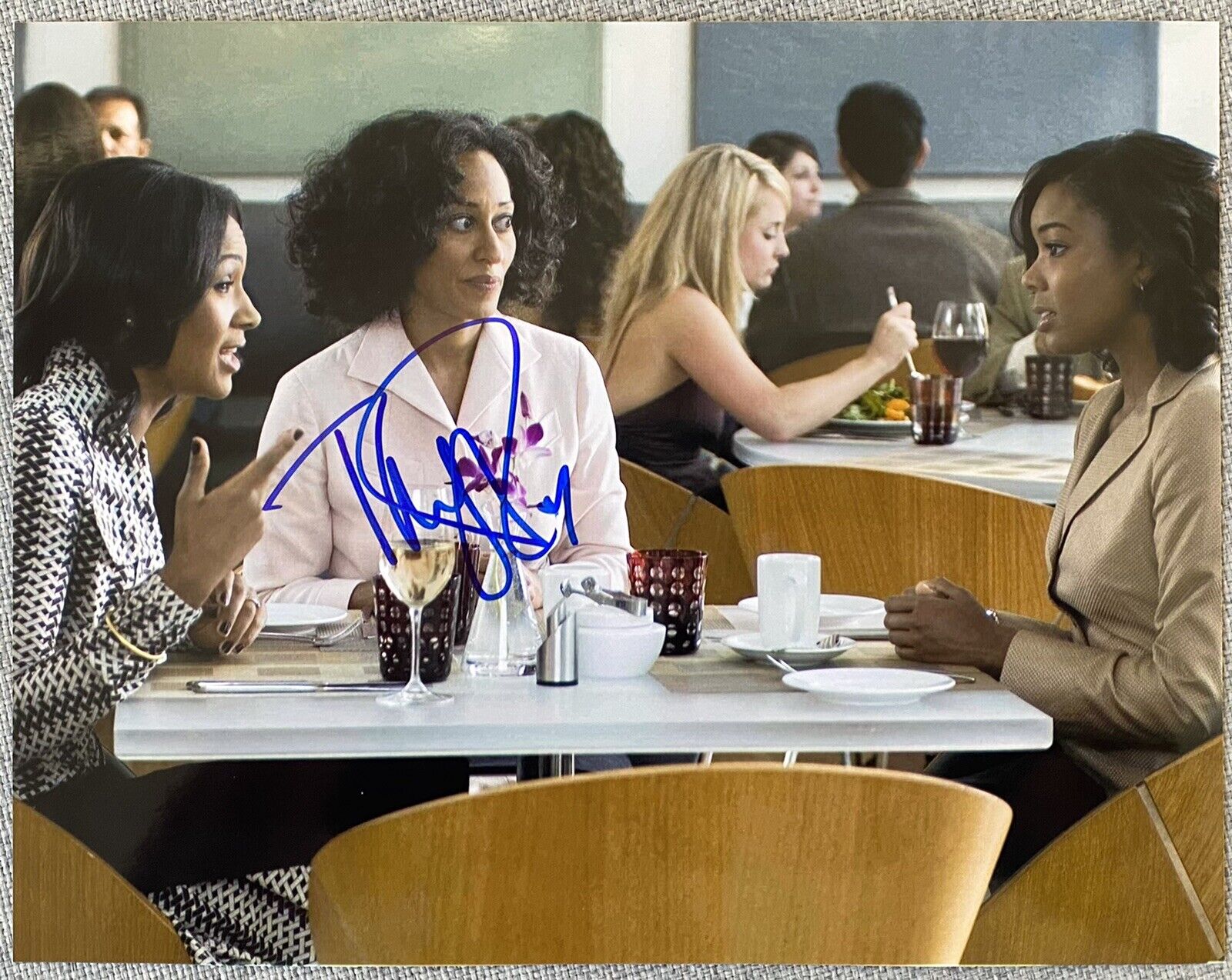 Tracee Ellis Ross Signed IP 7.5x10 Color Photo Poster painting - AUTHENTIC, Blackish, Diana Ross