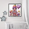 Flower Garden Girl - Crystal Rhinestone Diamond Painting