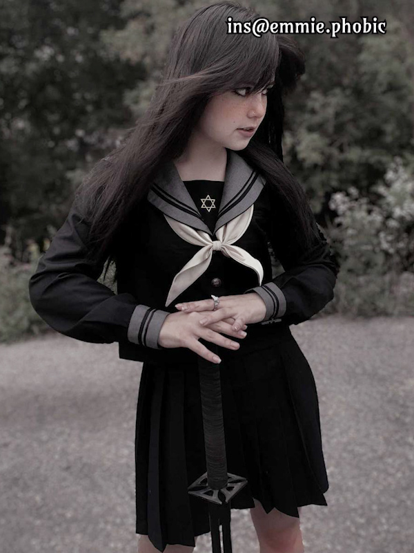Long Sleeve Buttoned Sailor Suit