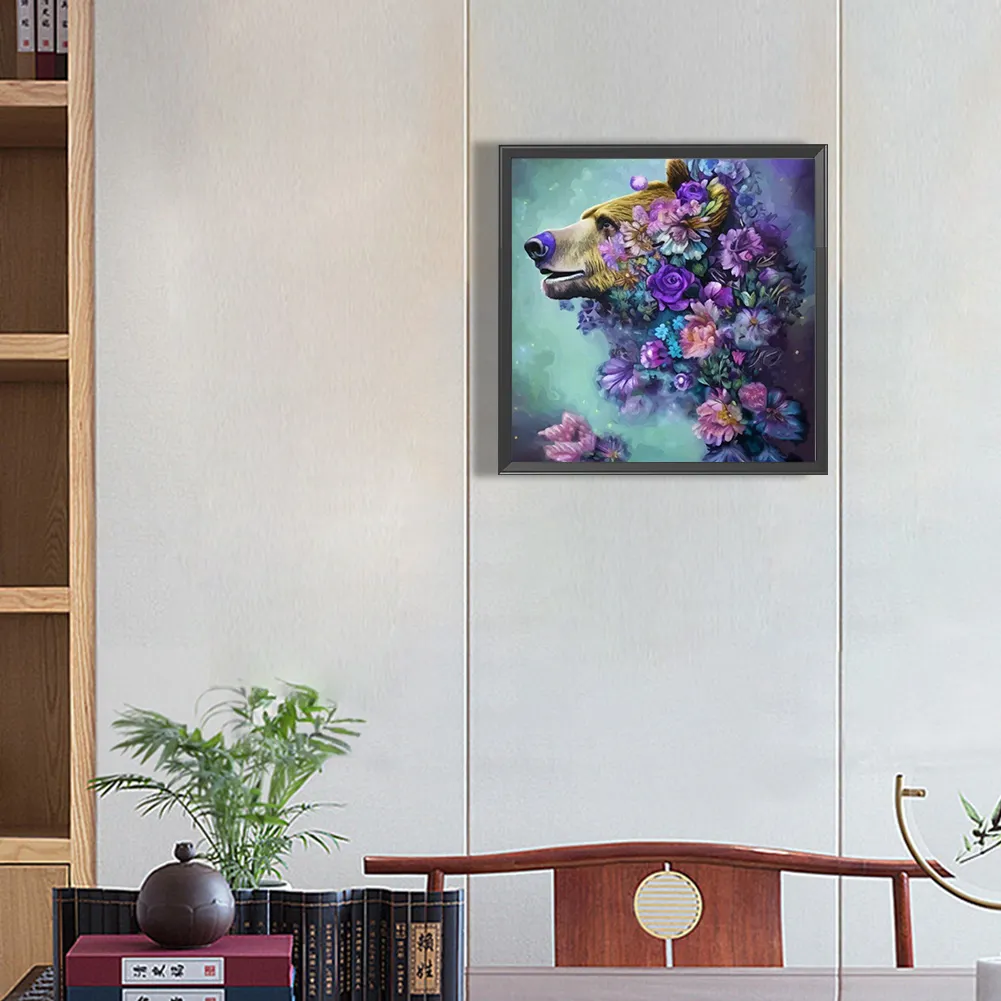 Full Round Diamond Painting 40*40cm - Bear