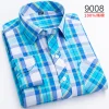 Oversized Cotton Fashionable Plaid Shirt