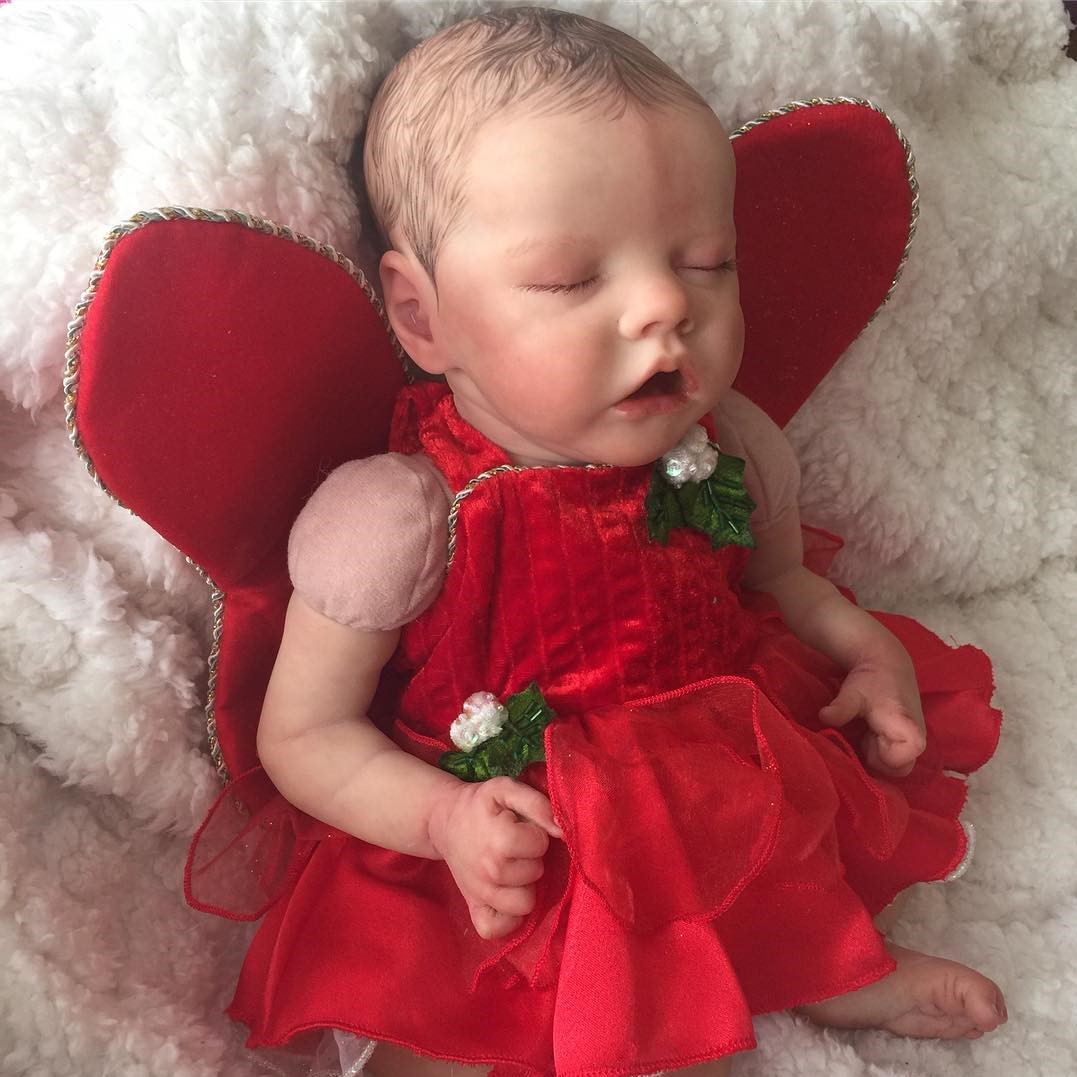 [Christmas Specials]Asleep Reborn Girl Apphia 17" Lifelike Handmade