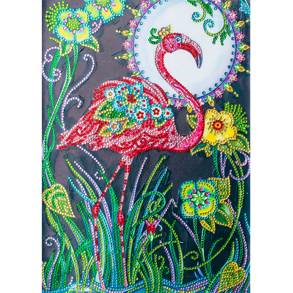 

Flamingos - Special Shaped Diamond Painting - 30*40CM, 501 Original