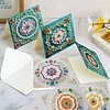 6Pcs Diamond Painting Greeting Card Mandala Diamond Handmade Card Kit