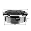 75mm A/C Air Vent Universal Air Conditioning Outlet with Chrome for RV Bus