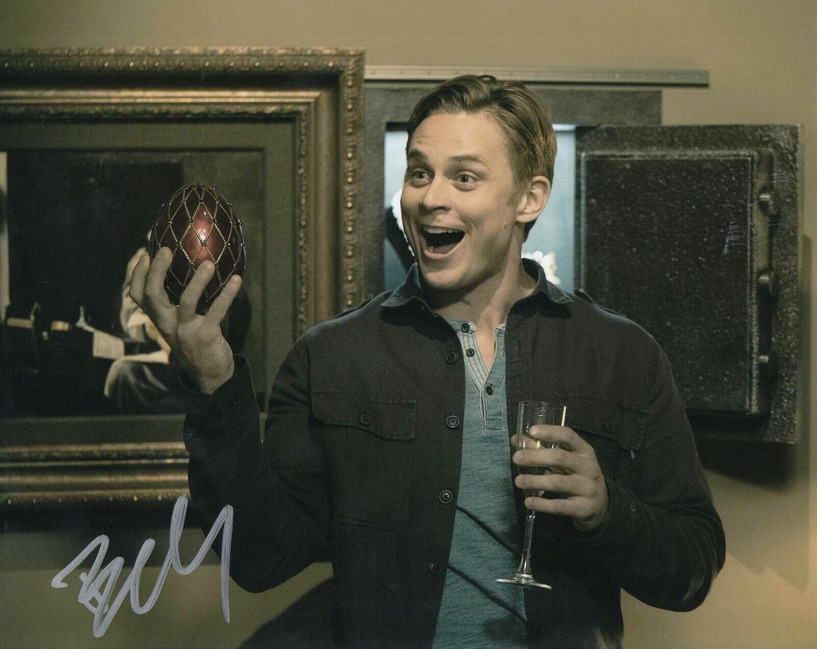 BILLY MAGNUSSEN signed (GAME NIGHT) Movie 8X10 Photo Poster painting autographed *RYAN* W/COA