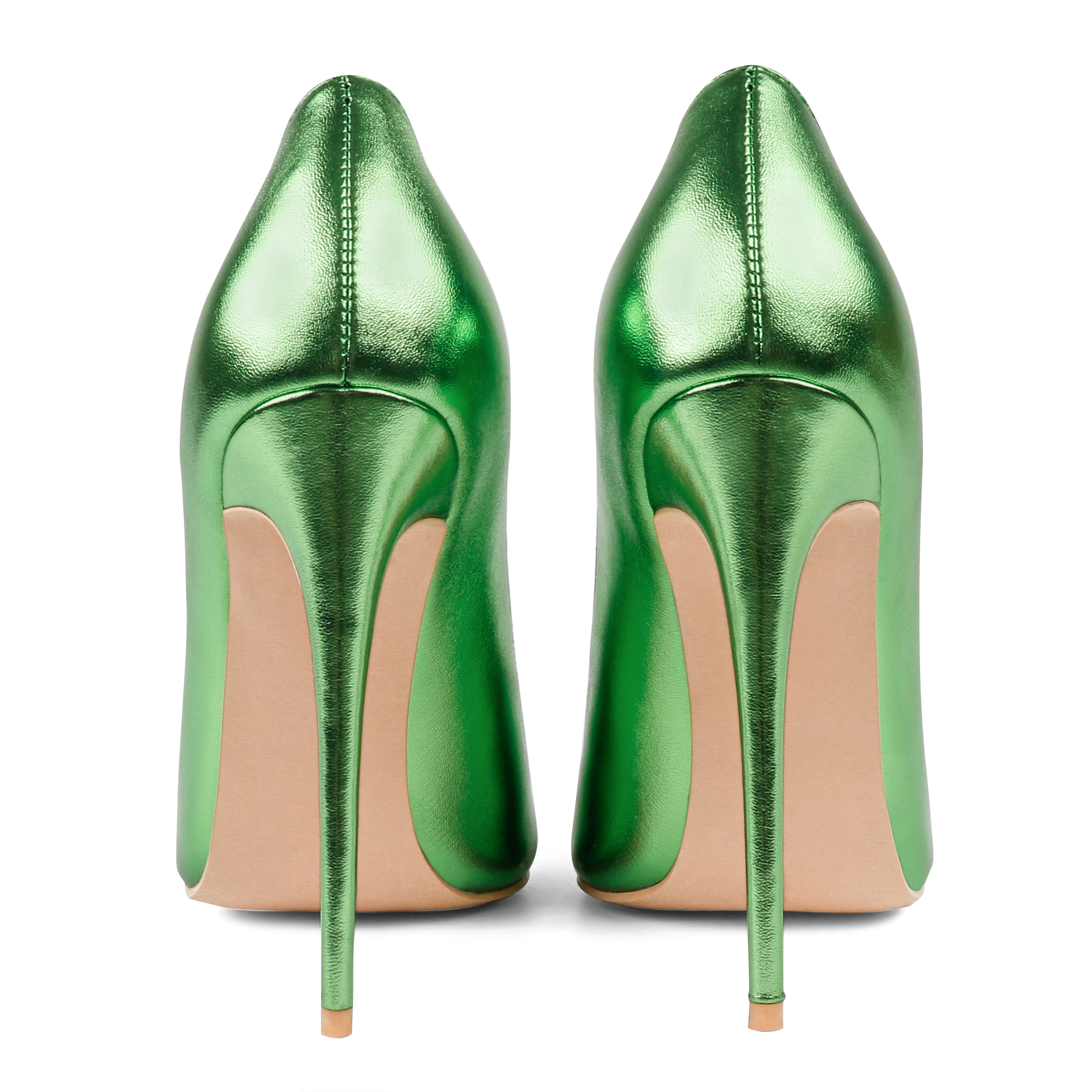 120mm Women's Pointed Toe Party Wedding Pumps Matte/Patent High Heels Shoes-MERUMOTE