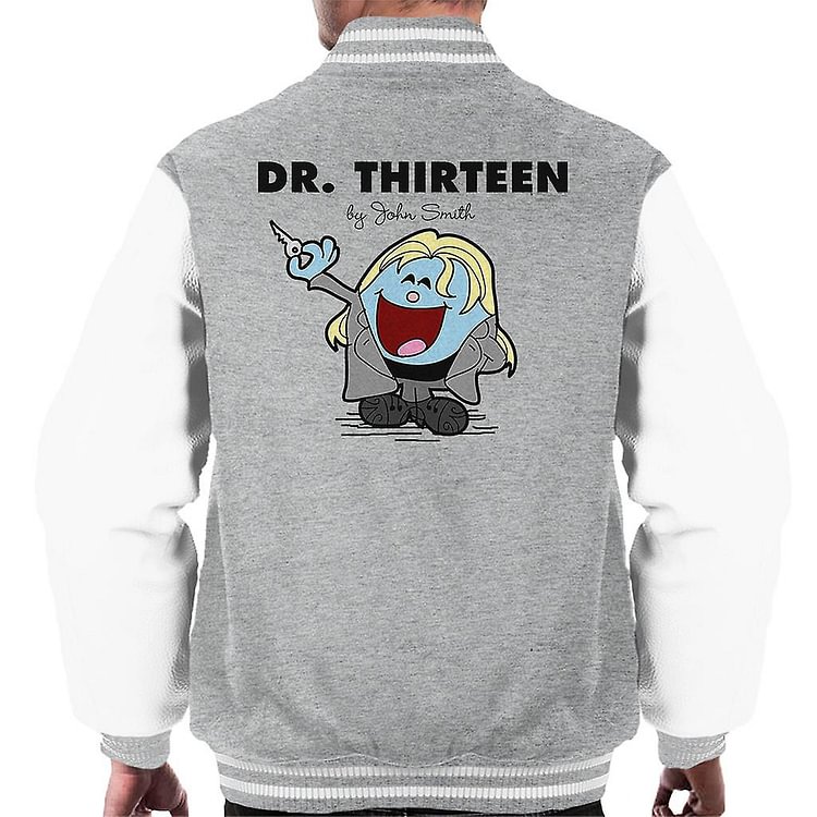 Dr Who Dr Thirteen Mr Men Men's Varsity Jacket