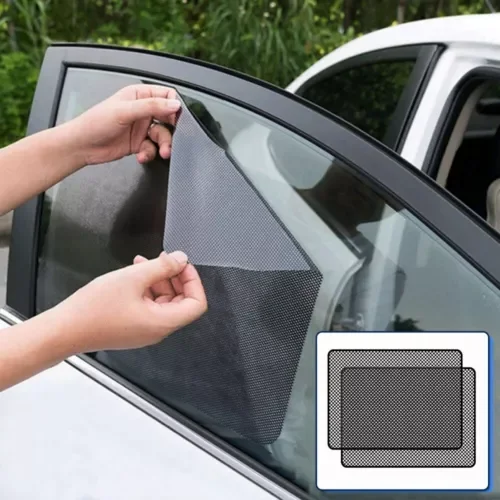 Dronehint 2x Car Parts Window Sunscreen Cover Protection Black Sticker Accessories 30*40cm (For: Acura) Parts